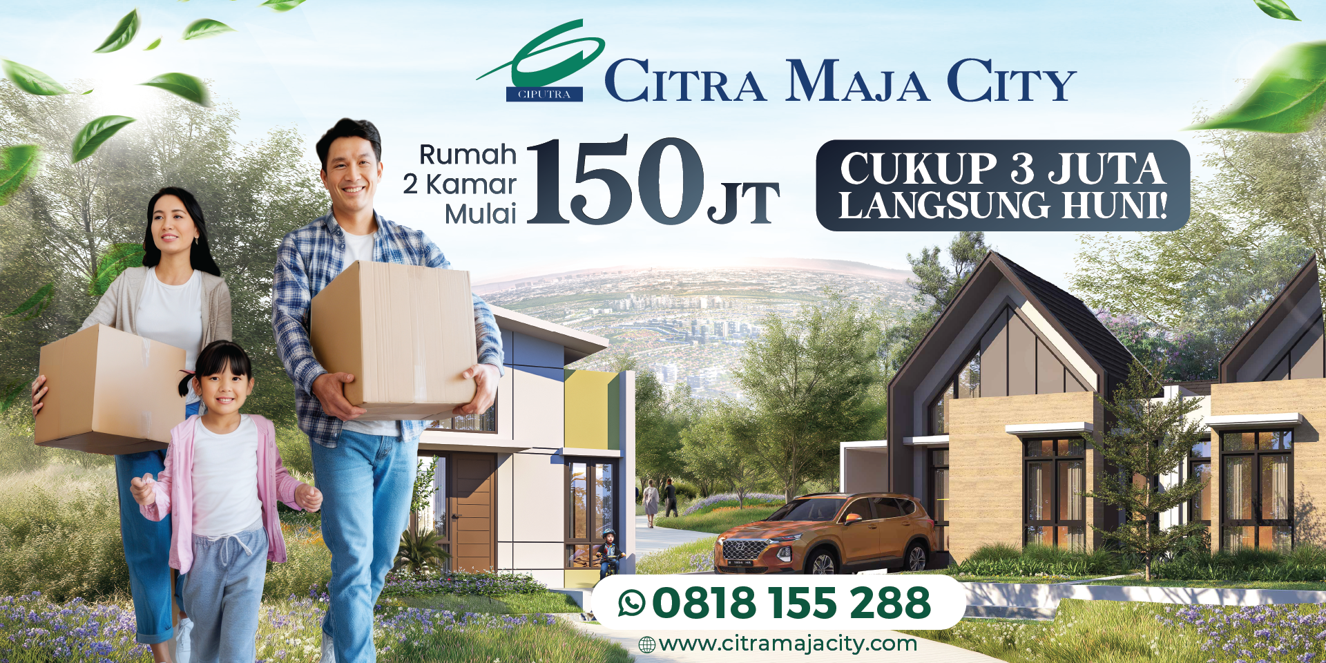 Rumah 2 kamar mulai 150 JT